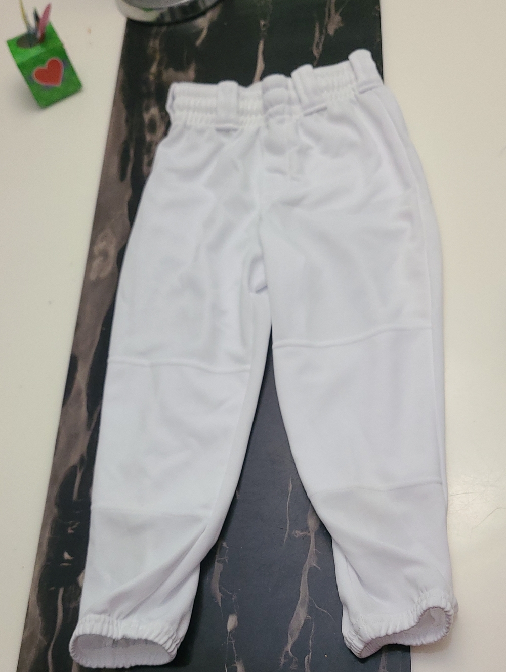 Rawlings White Kids Elastic-Waist Joggers
